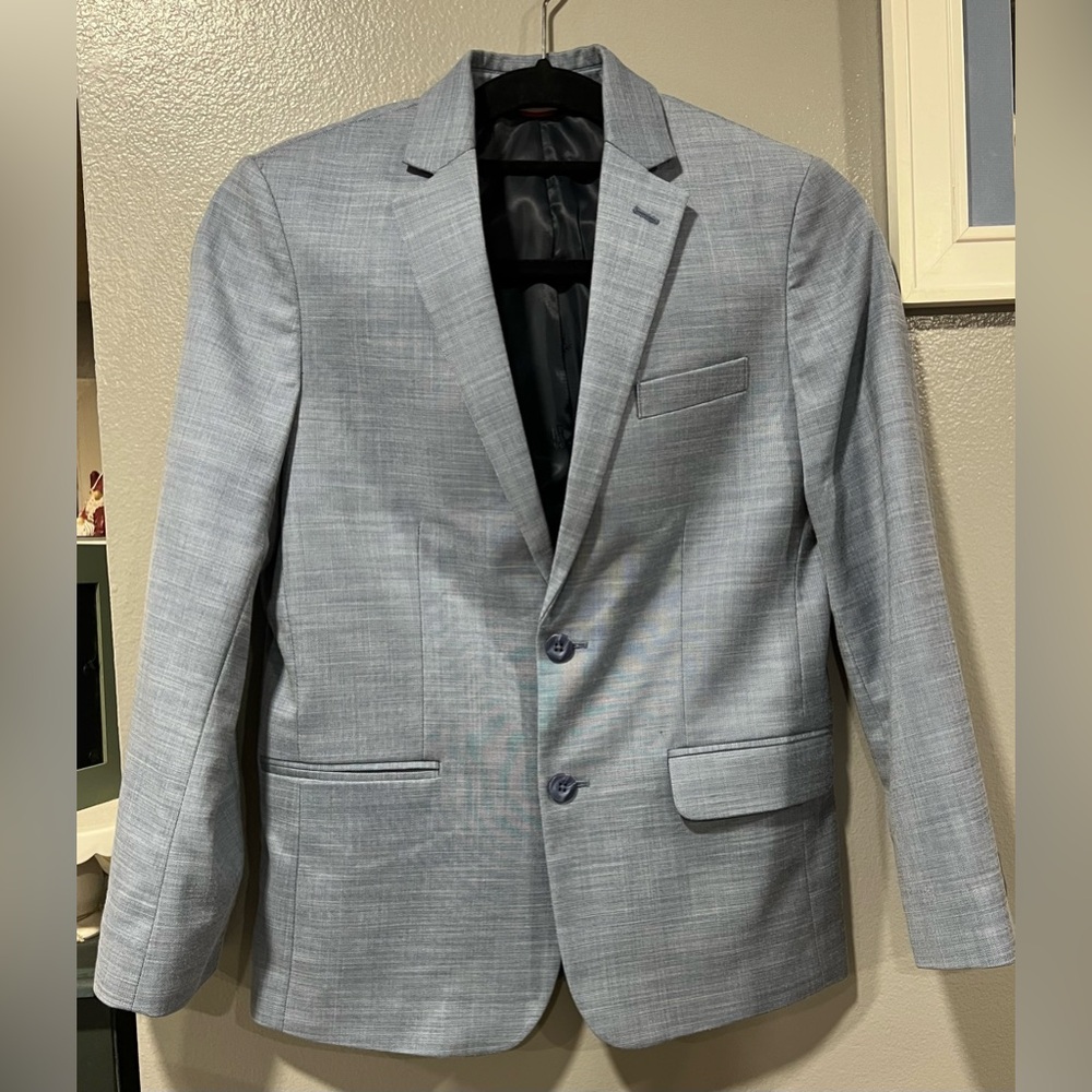 Tommy Hilfiger Kids Light Gray Blazer size 12 EUC